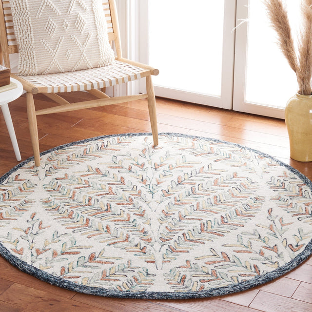 Safavieh Capri Cpr208B Ivory/Green Rug - Safavieh - cpr208b - 5r