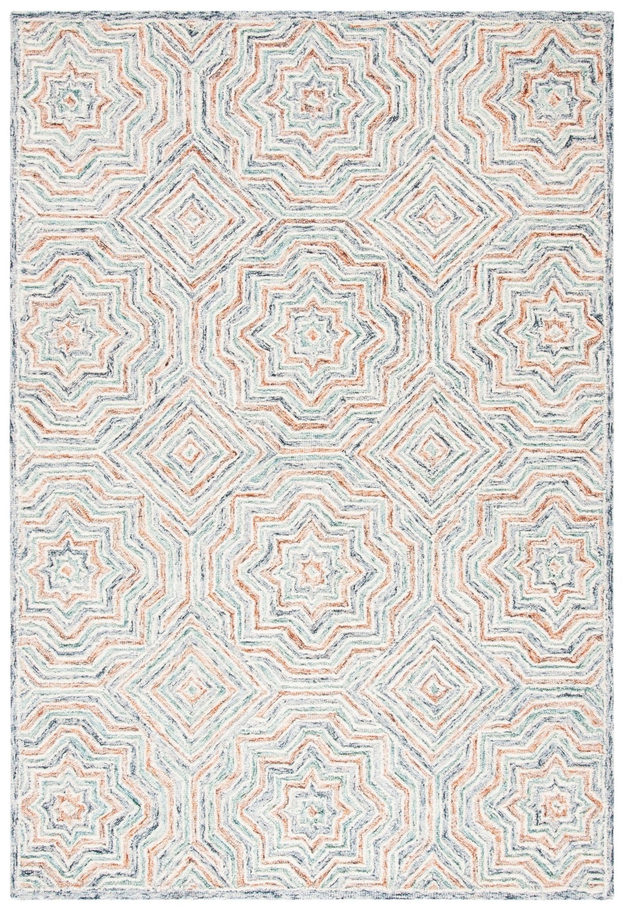 Safavieh Capri Cpr215M Blue/Rust Rugs - Safavieh - cpr215m - 3