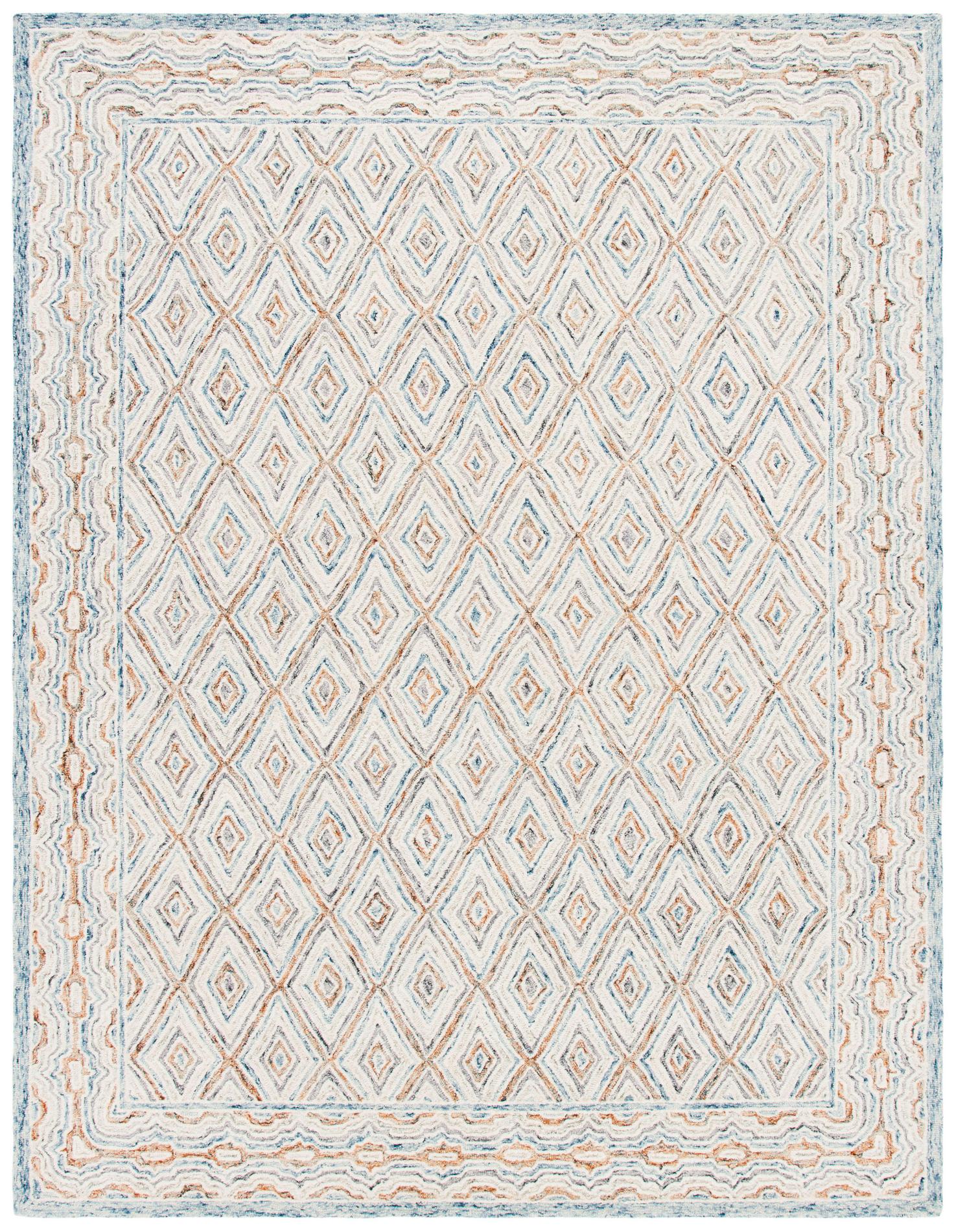 Safavieh Capri Cpr217M Blue/Rust Rugs - Safavieh - cpr217m - 7r