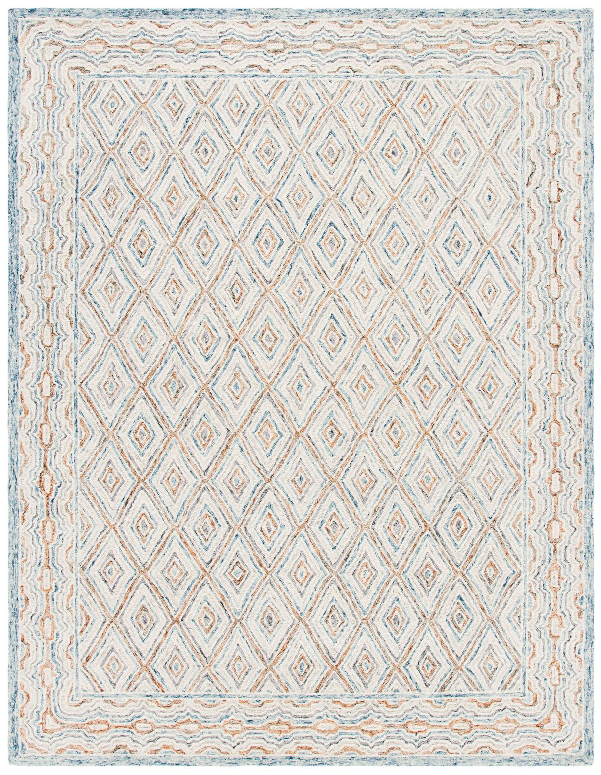 Safavieh Capri Cpr217M Blue/Rust Rugs - Safavieh - cpr217m - 7r