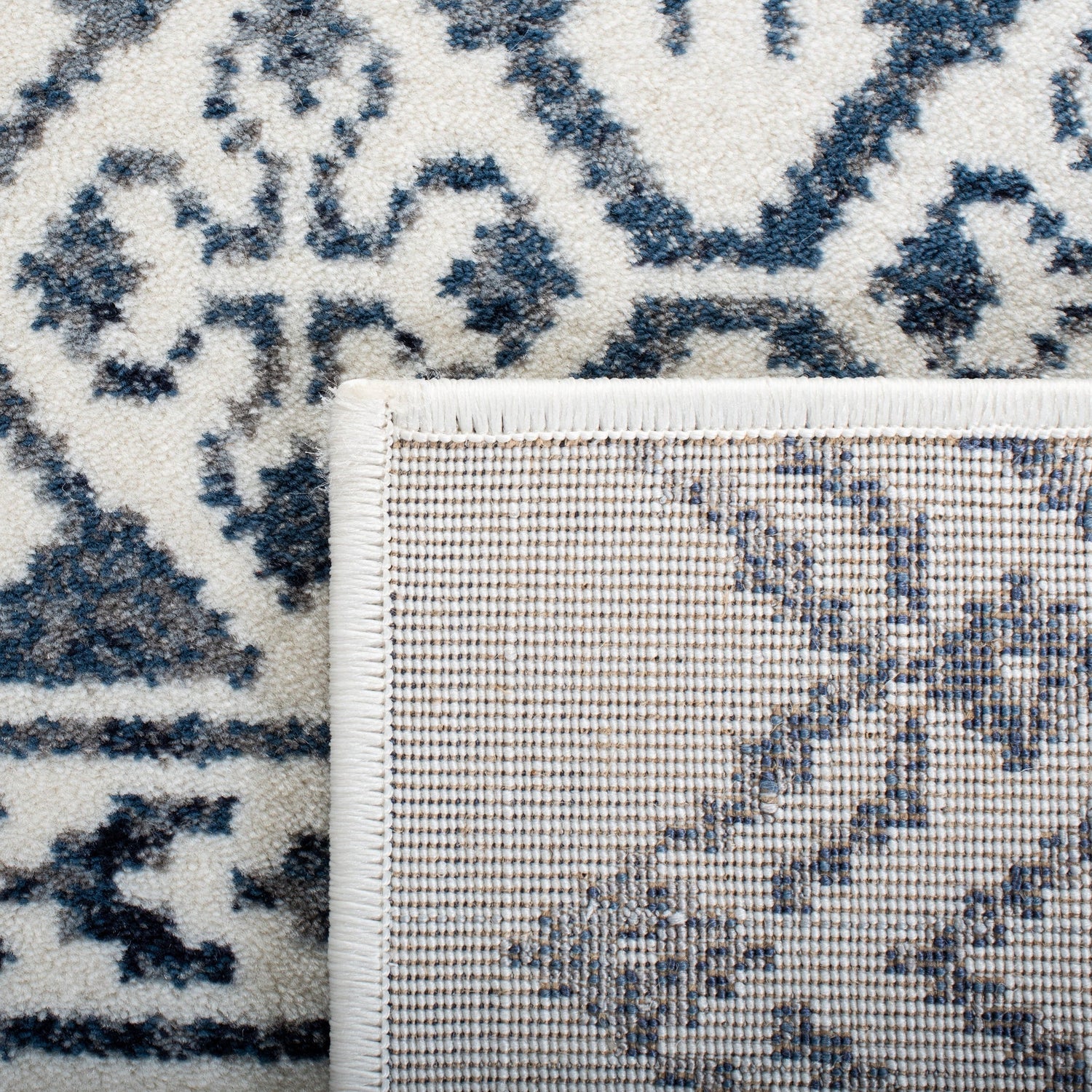 Safavieh Carnegie Cng620N Ivory/Navy Rugs - Safavieh - cng620n - 3