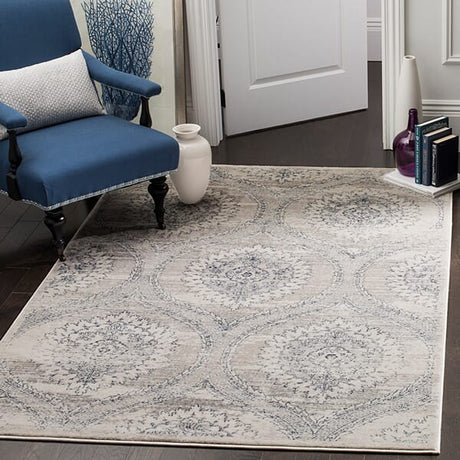 Safavieh Carnegie Cng626A Light Grey / Cream Rugs - Safavieh - cng626a - 3