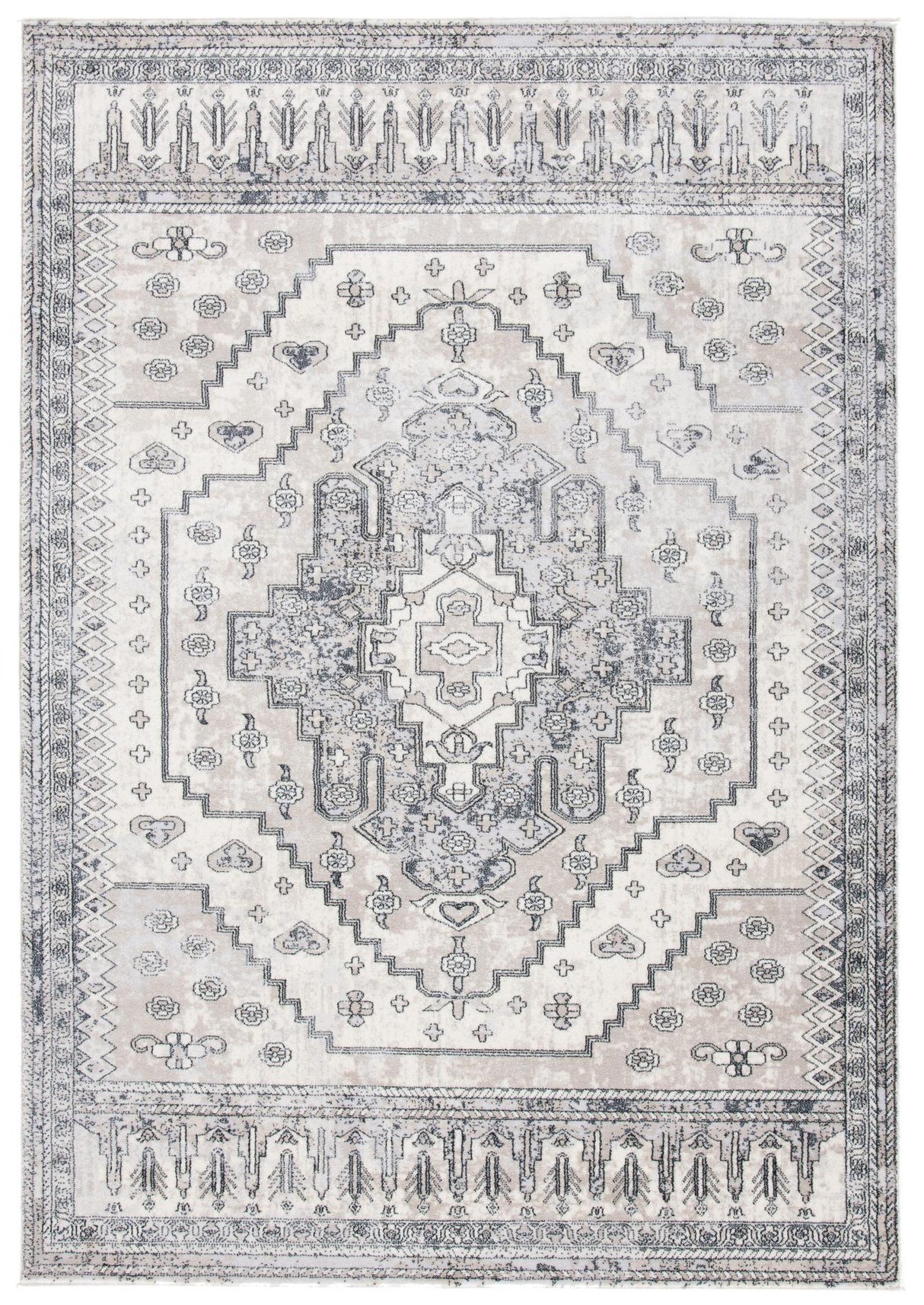 Safavieh Carnegie Cng662F Ivory/Grey Rugs - Safavieh - cng662f - 3