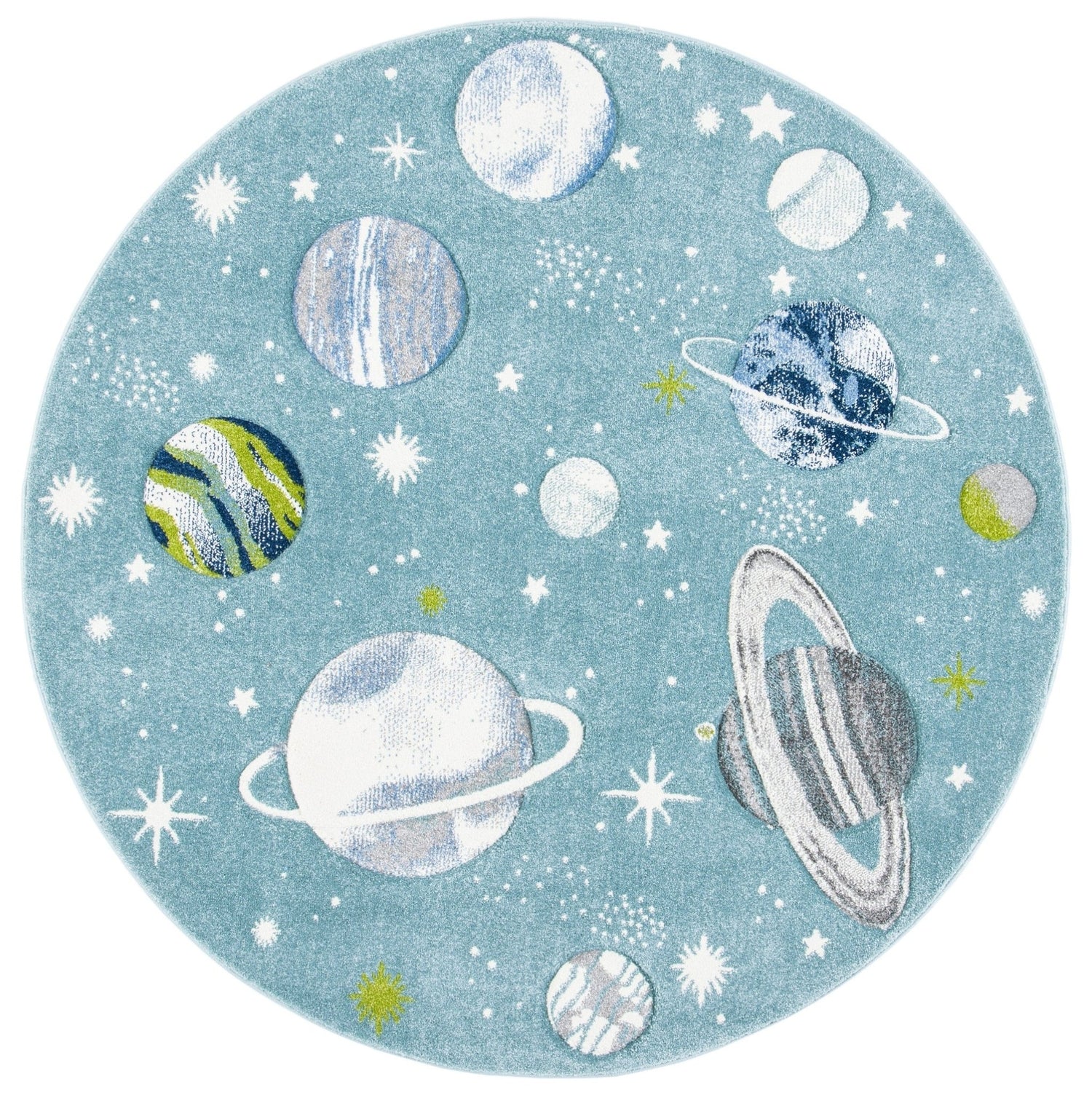 Safavieh Carousel Kids Crk103J Teal/Ivory Rug - Safavieh - crk103j - 5r