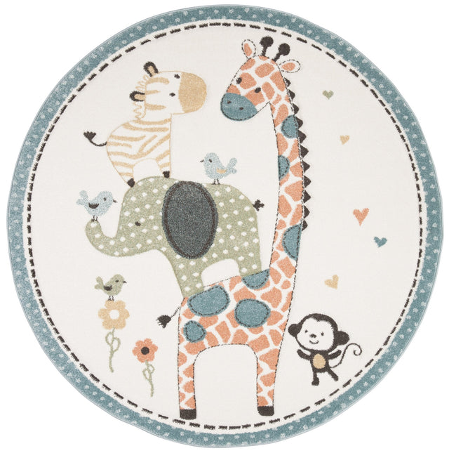 Safavieh Carousel Kids Crk120A Ivory Rug - Safavieh - crk120a - 3r