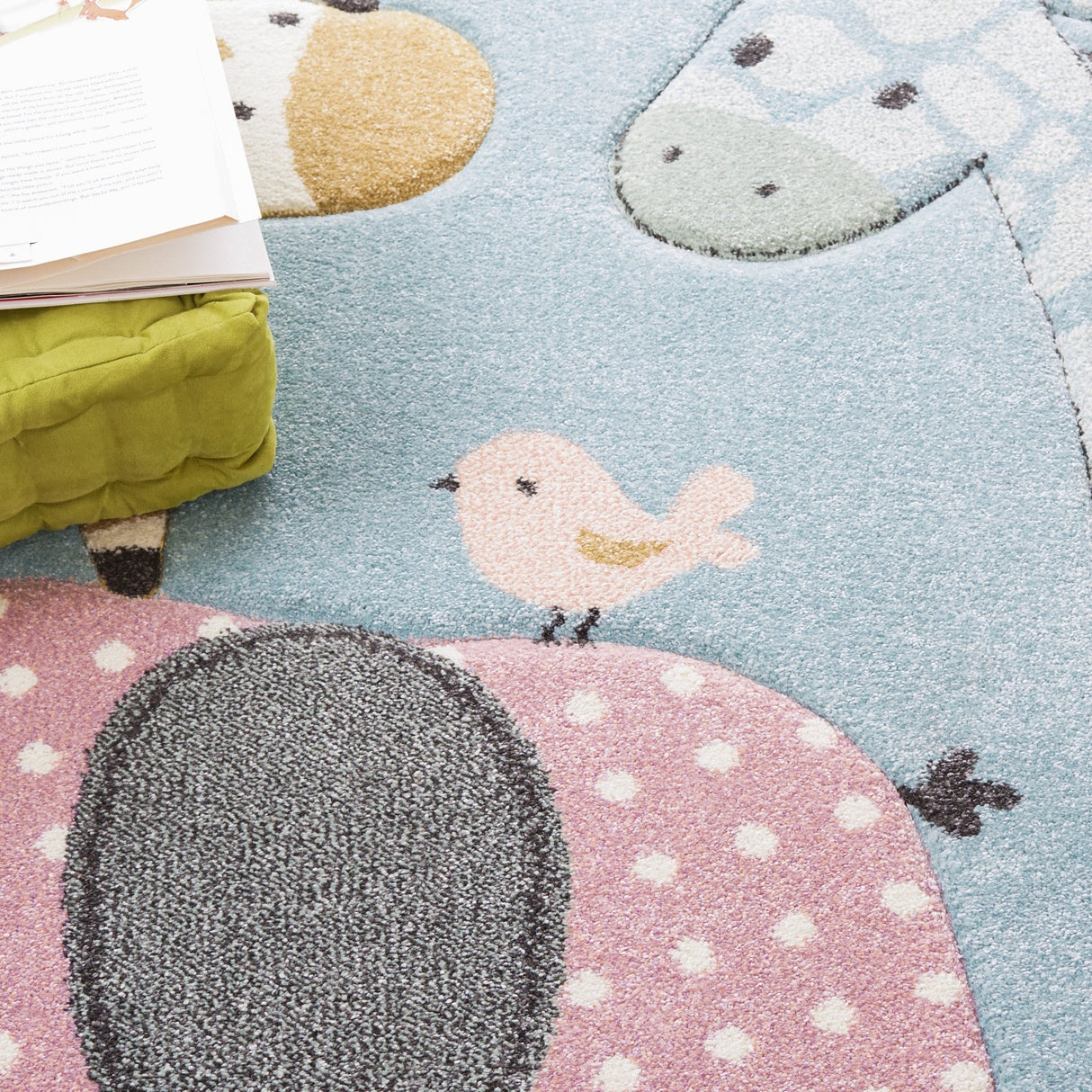 Safavieh Carousel Kids Crk120K Blue Rug - Safavieh - crk120k - 24
