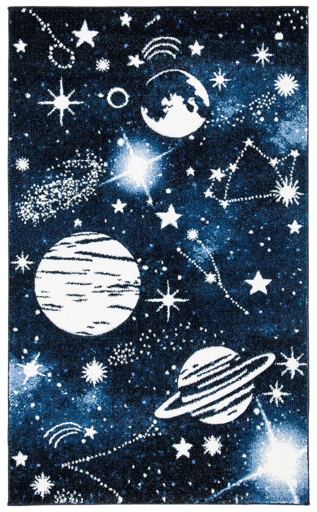 Safavieh Carousel Kids Crk122M Dark Blue/Light Blue Rugs - Safavieh - crk122m - 3r