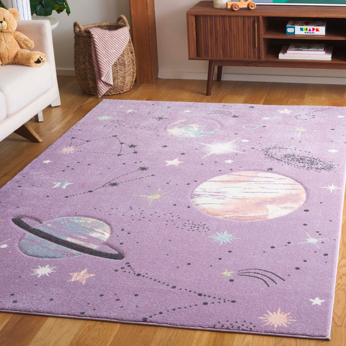 Safavieh Carousel Kids Crk122V Purple/Orange Rug - Safavieh - crk122v - 2