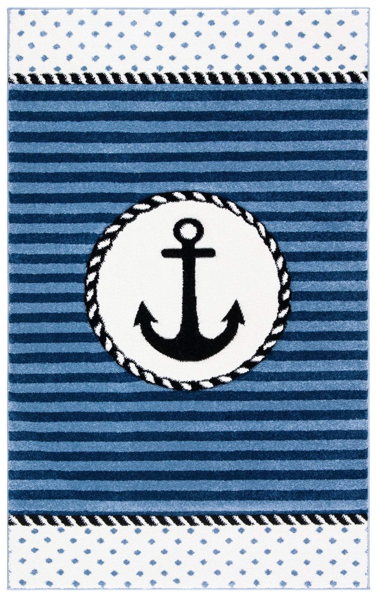 Safavieh Carousel Kids Crk124N Navy/Ivory Rugs - Safavieh - crk124n - 3r