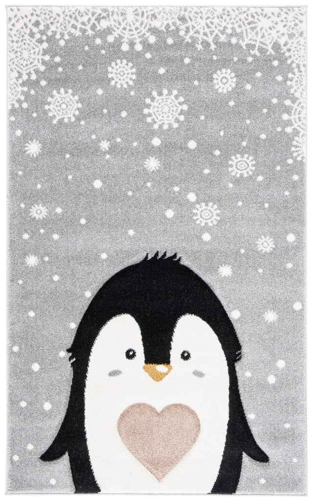 Safavieh Carousel Kids Crk132F Light Grey/Black Rugs - Safavieh - crk132f - 4r