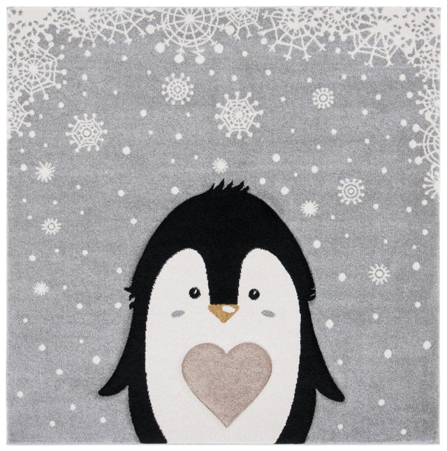 Safavieh Carousel Kids Crk132F Light Grey/Black Rugs - Safavieh - crk132f - 4sq