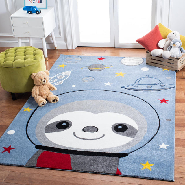 Safavieh Carousel Kids Crk140M Blue/Grey Rug - Safavieh - crk140m - 3