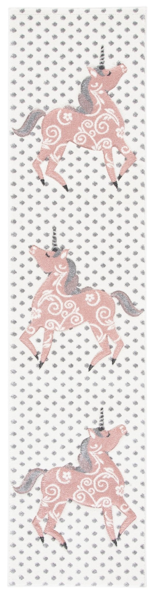 Safavieh Carousel Kids Crk163B Ivory Grey/Pink Rugs - Safavieh - crk163b - 28