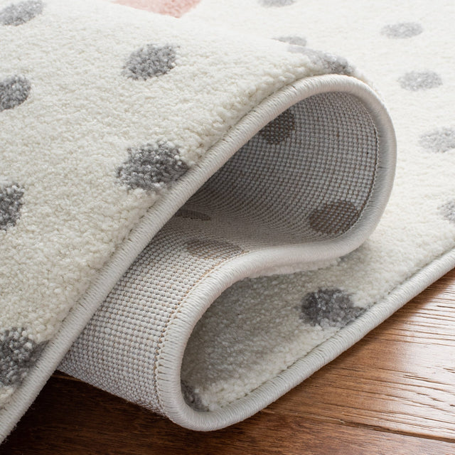 Safavieh Carousel Kids Crk163B Ivory Grey/Pink Rugs - Safavieh - crk163b - 3r