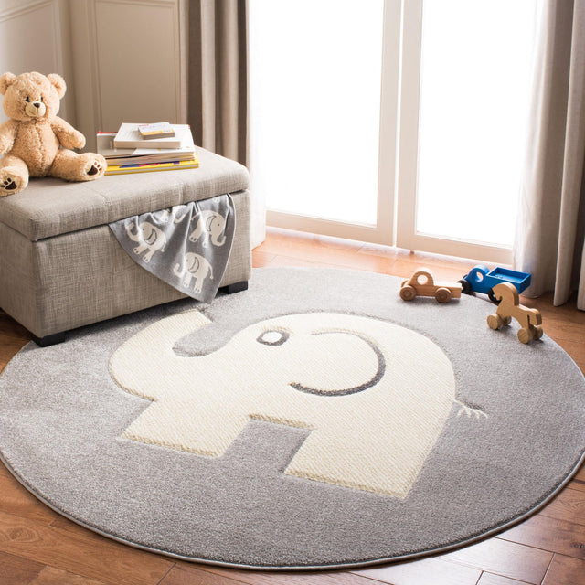 Safavieh Carousel Kids Crk165B Grey/Ivory Rug - Safavieh - crk165b - 3r