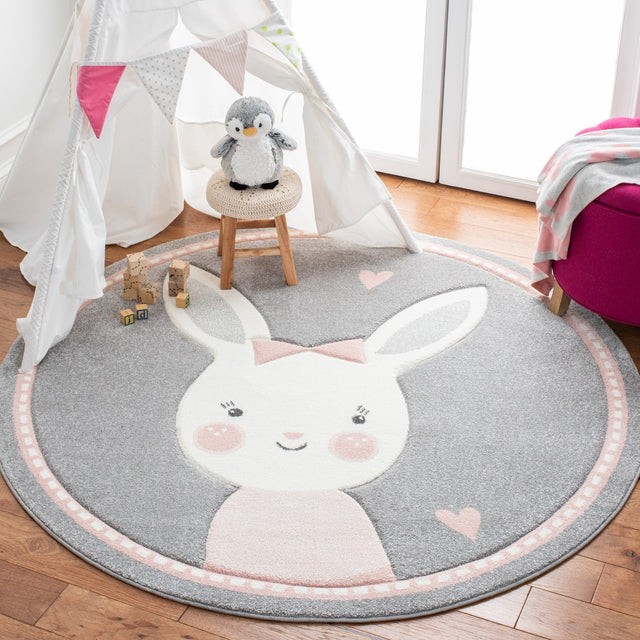 Safavieh Carousel Kids Crk166F Grey/Ivory Rugs - Safavieh - crk166f - 5r