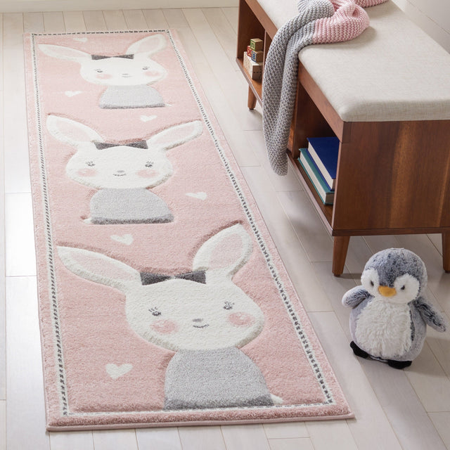 Safavieh Carousel Kids Crk166P Pink/Ivory Rug - Safavieh - crk166p - 3r