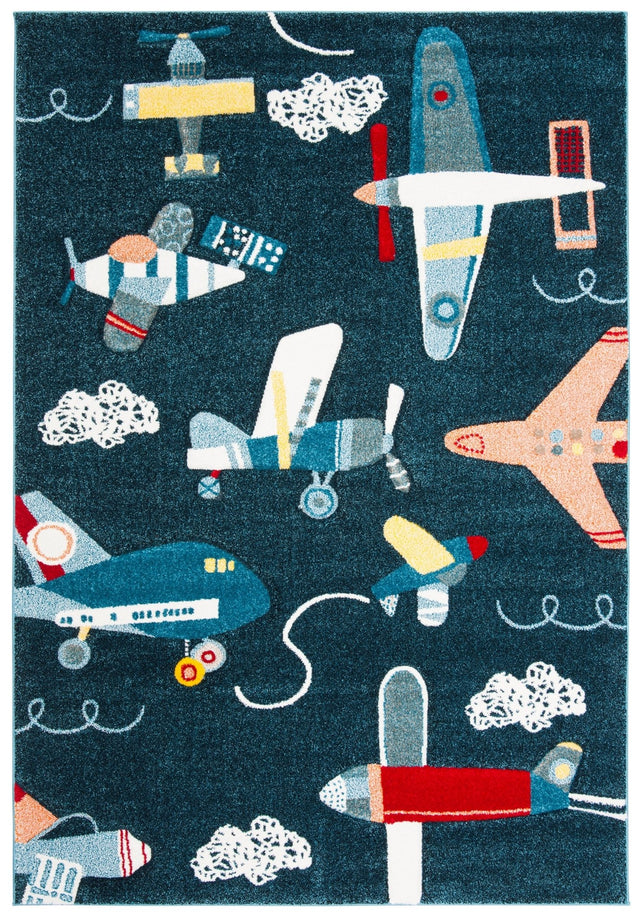 Safavieh Carousel Kids Crk167N Navy/Ivory Rug - Safavieh - crk167n - 2