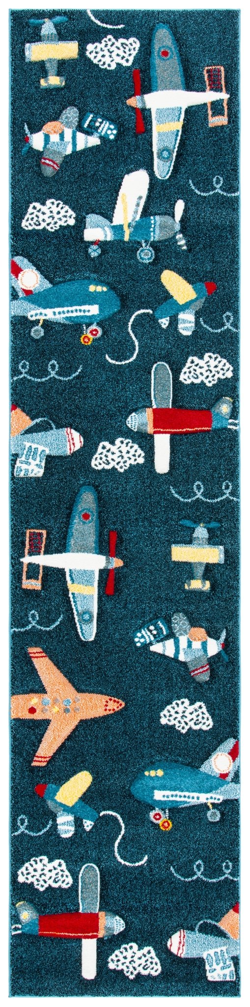 Safavieh Carousel Kids Crk167N Navy/Ivory Rug - Safavieh - crk167n - 24