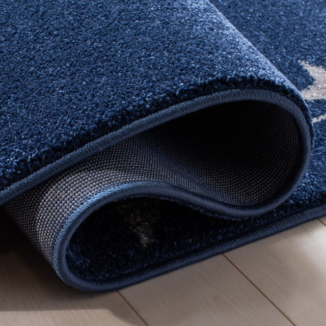 Safavieh Carousel Kids Crk195N Navy/Grey Rugs - Safavieh - crk195n - 5r