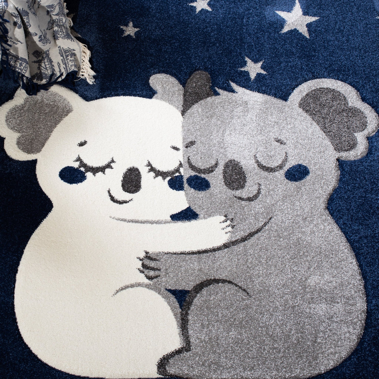 Safavieh Carousel Kids Crk195N Navy/Grey Rugs - Safavieh - crk195n - 5r
