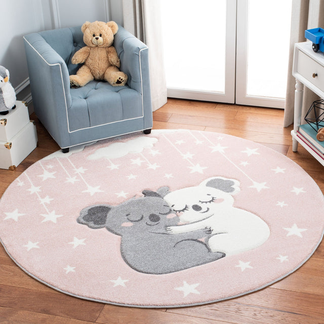 Safavieh Carousel Kids Crk195U Pink/White Rugs - Safavieh - crk195u - 3r