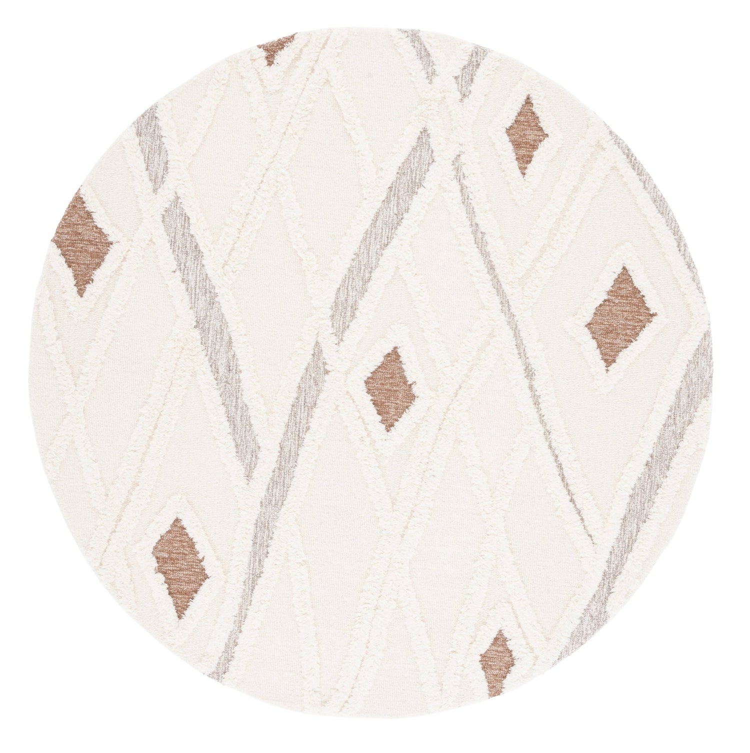 Safavieh Casablanca Csb975A Ivory/Brown Rugs - Safavieh - csb975a - 6r