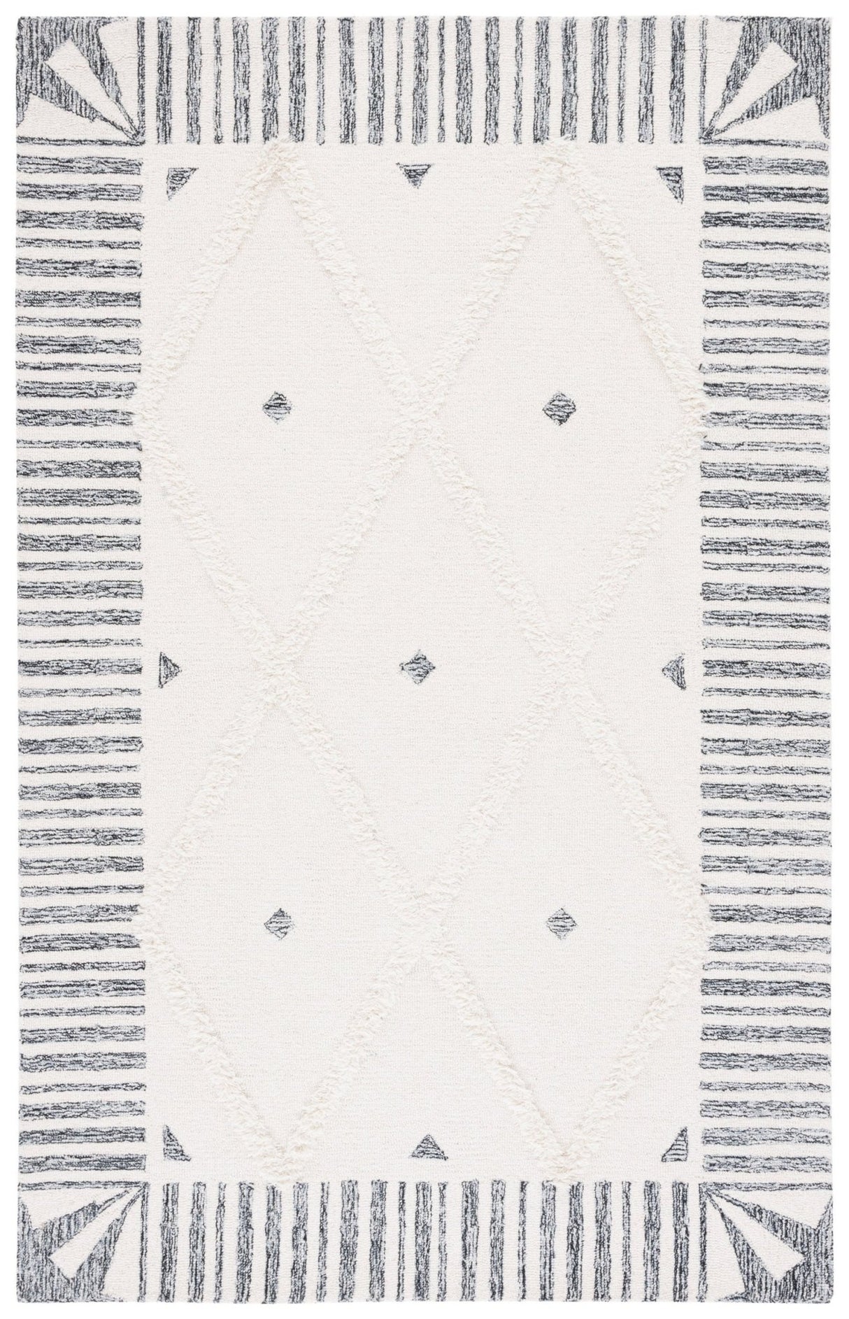 Safavieh Casablanca Csb987A Ivory/Black Rug - Safavieh - csb987a - 3