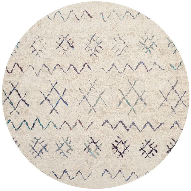 Safavieh Casablanca Shag Csb213A Ivory / Multi Rugs - Safavieh - csb213a - 6r