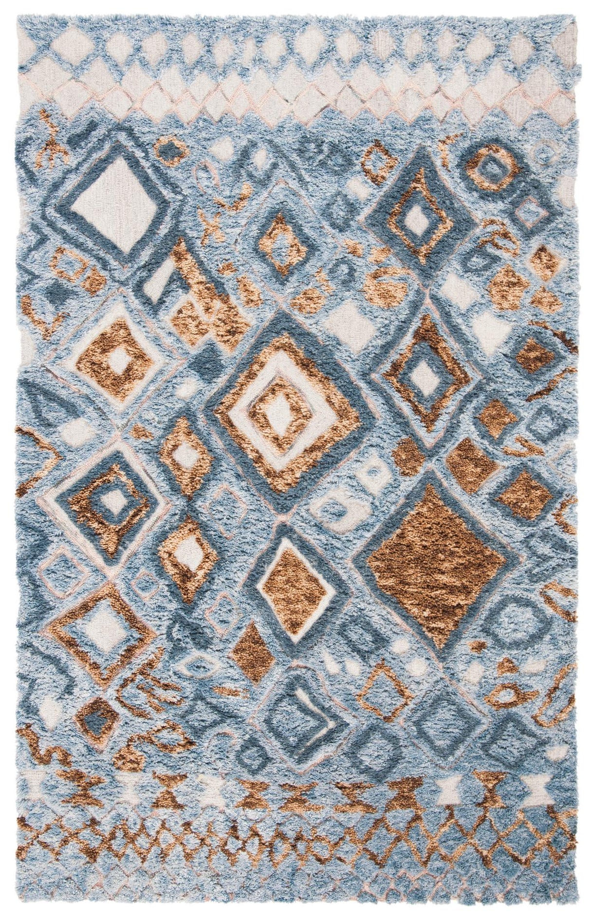 Safavieh Casablanca Shag Csb618F Grey/Gold Rugs - Safavieh - csb618f - 4
