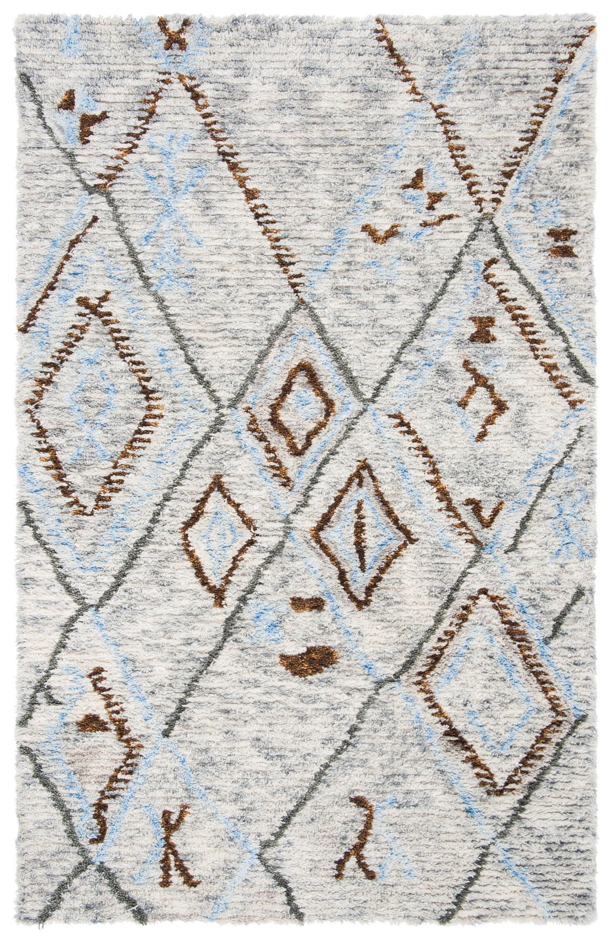 Safavieh Casablanca Shag Csb637F Grey/Blue Rugs - Safavieh - csb637f - 4