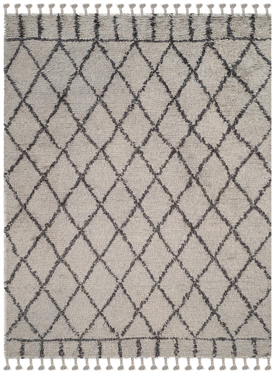 Safavieh Casablanca Shag Csb725C Grey / Dark Grey Rugs - Safavieh - csb725c - 4