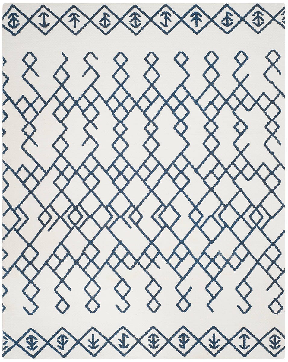Safavieh Cedar Brook Cdr501C Ivory / Navy Rugs - Safavieh - cdr501c - 6r