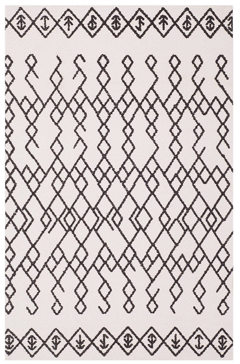Safavieh Cedar Brook Cdr501E Ivory / Black Rugs - Safavieh - cdr501e - 6r