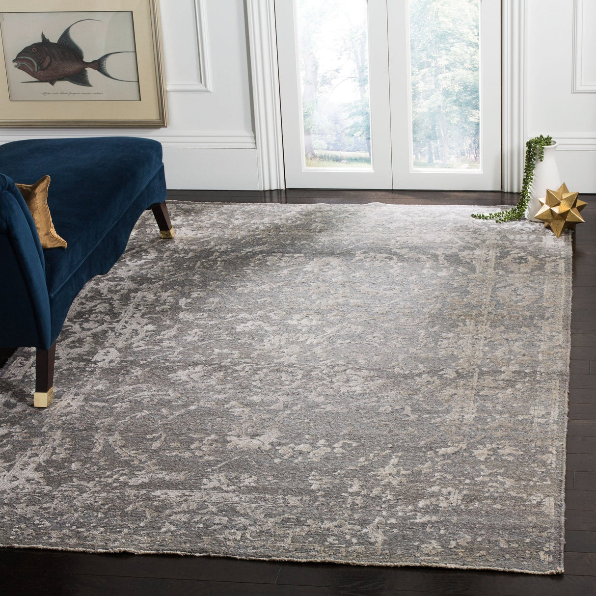 Safavieh Centennial Cen202B Light Grey/Dark Grey Rug - Safavieh - cen202b - 6