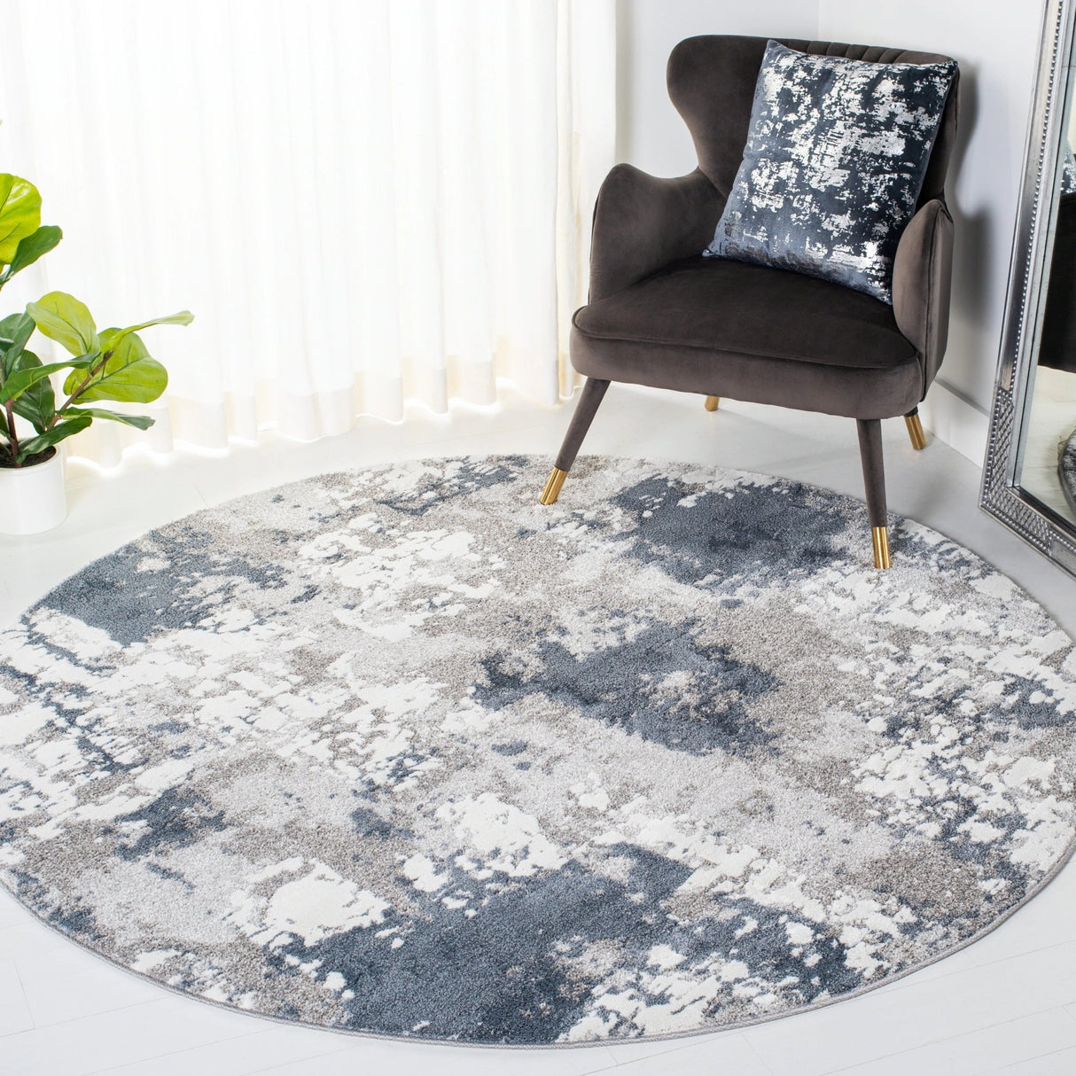 Safavieh Century Cty339F Grey/Blue Rug - Safavieh - cty339f - 4r