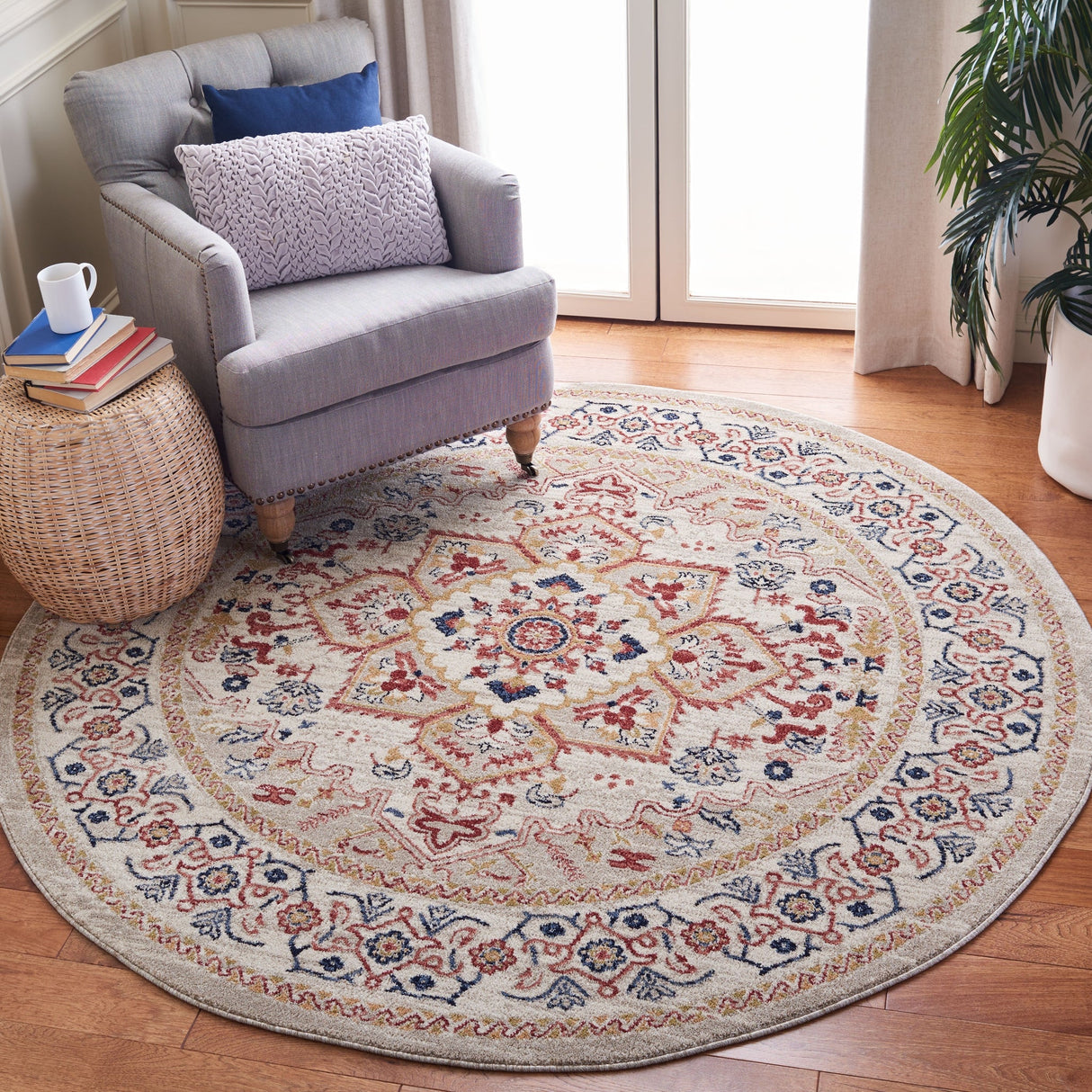 Safavieh Charleston Chl431B Beige/Ivory Rug - Safavieh - chl431b - 7r