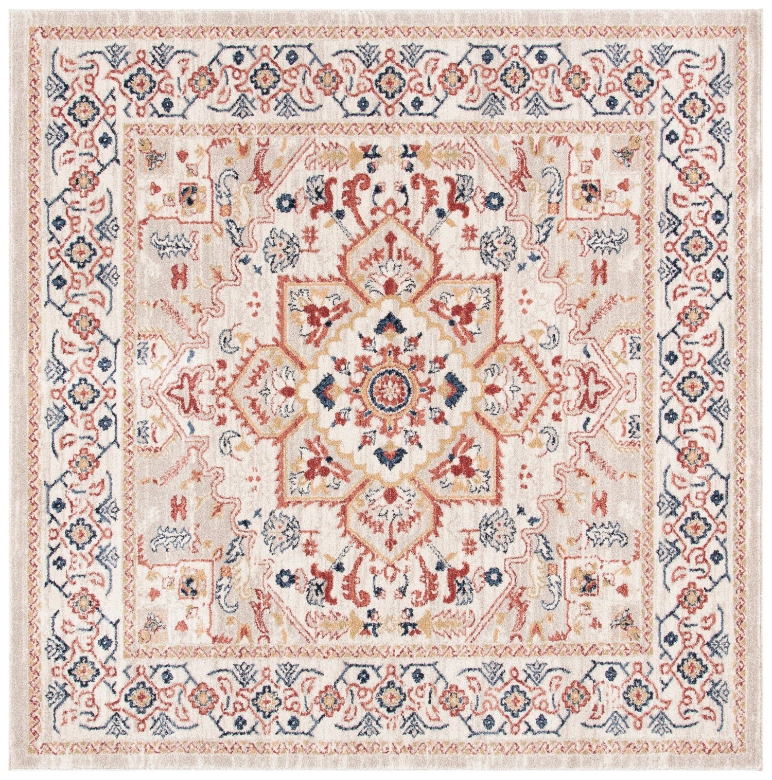 Safavieh Charleston Chl431B Beige/Ivory Rug - Safavieh - chl431b - 7sq