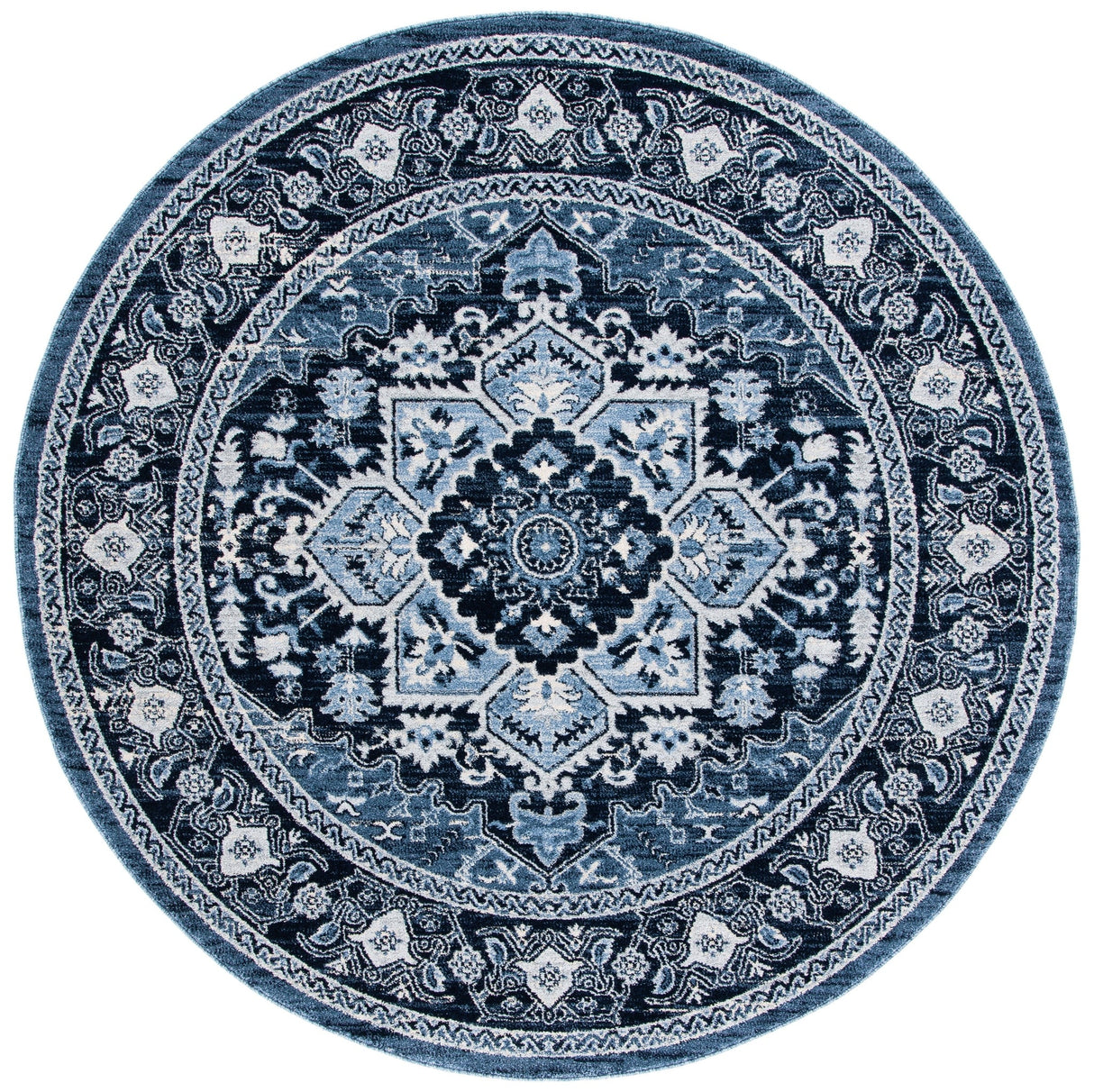 Safavieh Charleston Chl431N Navy/Blue Rug - Safavieh - chl431n - 7r