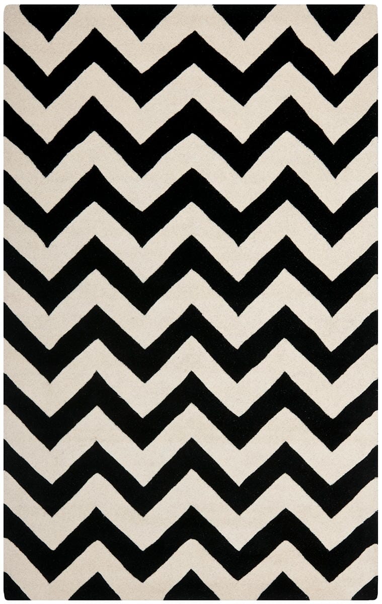 Safavieh Chatham Cht715A Ivory / Black Rugs - Safavieh - cht715a - 2