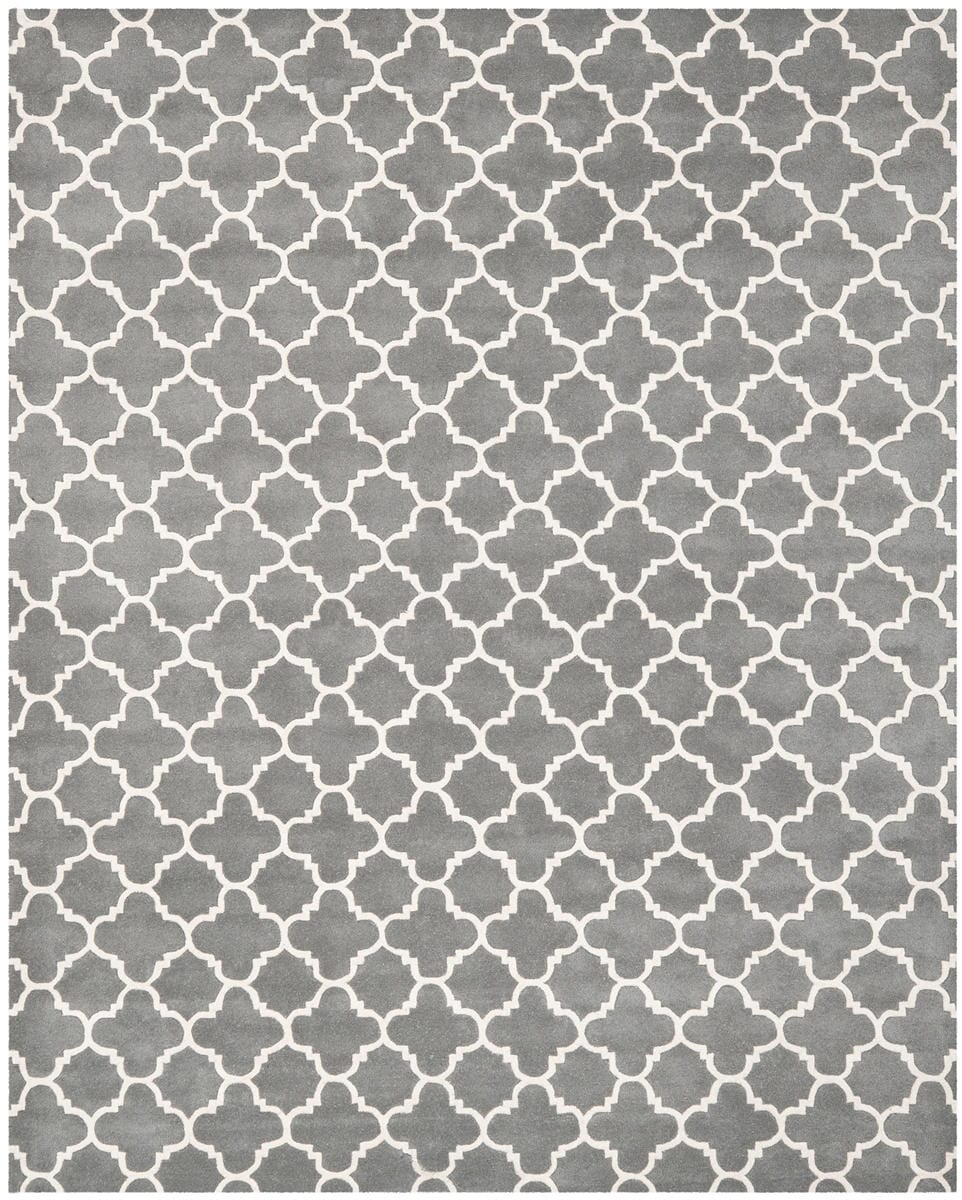 Safavieh Chatham Cht717D Dark Grey / Ivory Rugs - Safavieh - cht717d - 7r