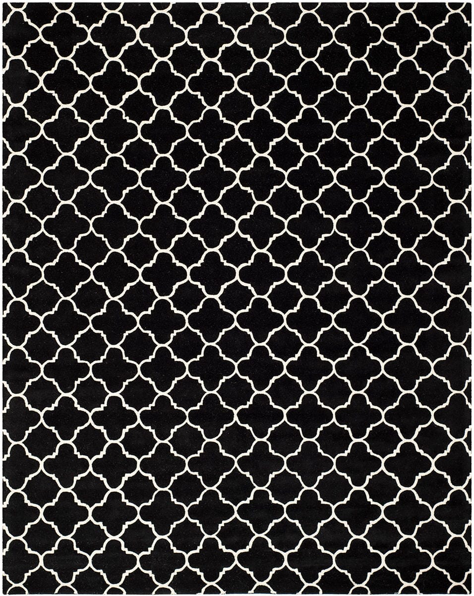 Safavieh Chatham Cht717K Black / Ivory Rugs - Safavieh - cht717k - 7r