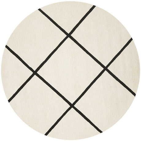 Safavieh Chatham Cht720A Ivory / Black Rugs - Safavieh - cht720a - 7r
