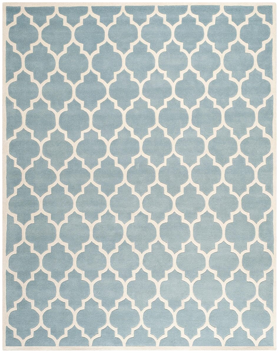 Safavieh Chatham Cht734B Blue / Ivory Rugs - Safavieh - cht734b - 7r