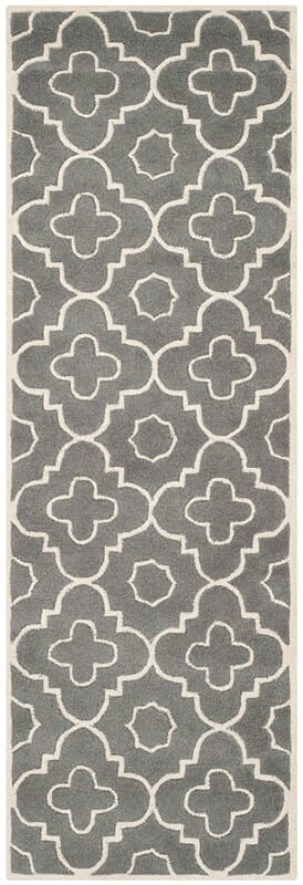 Safavieh Chatham Cht750D Dark Grey / Ivory Rugs - Safavieh - cht750d - 25
