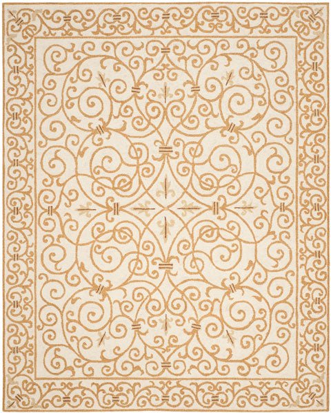 Safavieh Chelsea Hk11P Ivory / Gold Rugs - Safavieh - hk11p - 2