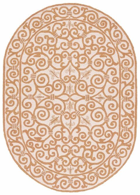 Safavieh Chelsea Hk11P Ivory / Gold Rugs - Safavieh - hk11p - 4r