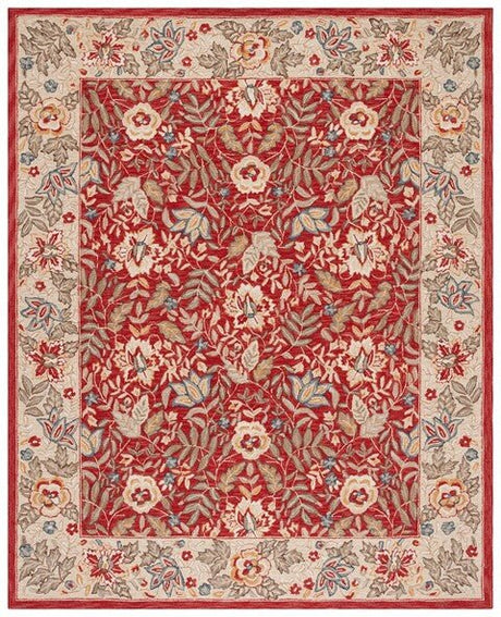 Safavieh Chelsea hk140c Red / Ivory Rugs - Safavieh - hk140c - 9
