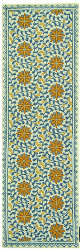 Safavieh Chelsea hk150a Ivory / Blue Rugs - Safavieh - hk150a - 8