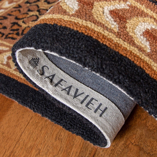 Safavieh Chelsea Hk15A Black/Brown Rug - hk15a-16